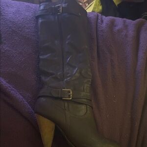 Women's Black Leather Boots